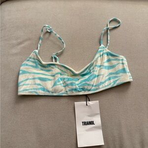 triangl mica pezz velvet bikini top